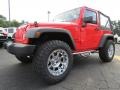 2013 Rock Lobster Red Jeep Wrangler Sport 4x4  photo #3