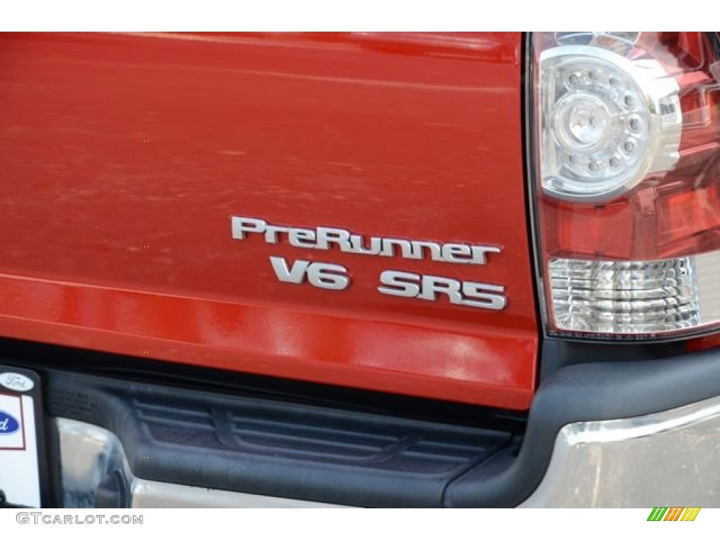 2009 Tacoma V6 PreRunner Double Cab - Barcelona Red Metallic / Graphite Gray photo #6