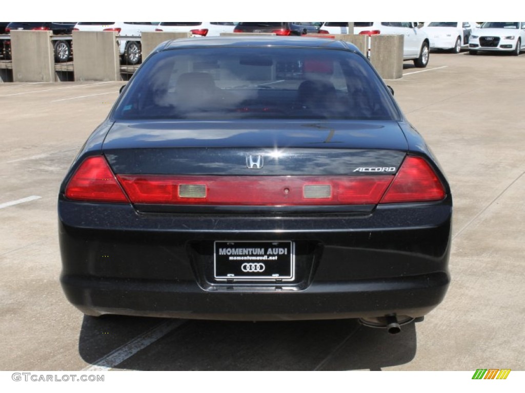 1998 Accord EX Coupe - Flamenco Black Pearl / Charcoal photo #7
