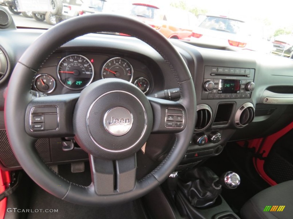 2013 Wrangler Sport 4x4 - Rock Lobster Red / Black photo #17