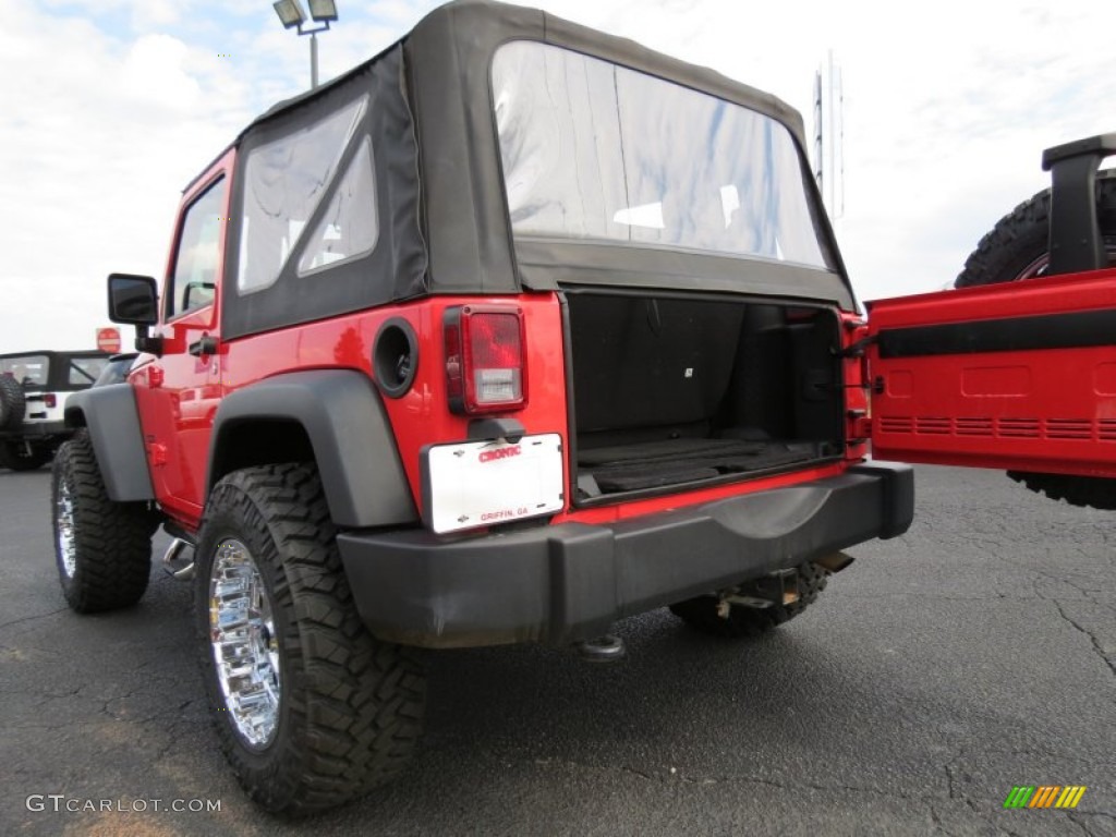 2013 Wrangler Sport 4x4 - Rock Lobster Red / Black photo #18