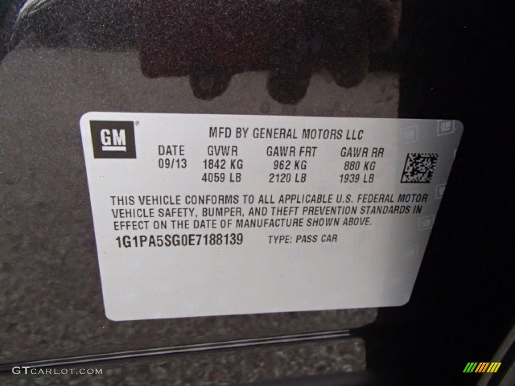 2014 Cruze LS - Tungsten Metallic / Jet Black/Medium Titanium photo #20