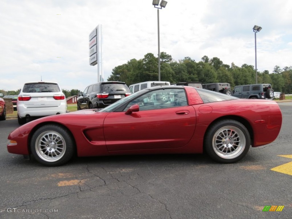 Light Carmine Red Metallic 1997 Chevrolet Corvette Coupe Exterior Photo #86435337
