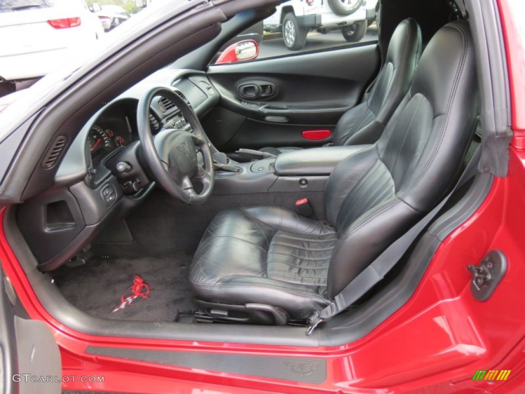 1997 Corvette Coupe - Light Carmine Red Metallic / Black photo #11