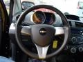 2013 Chevrolet Spark Silver/Silver Interior Steering Wheel Photo