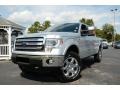 Ingot Silver Metallic - F150 Lariat SuperCrew 4x4 Photo No. 1