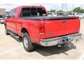 2003 Red Clearcoat Ford F250 Super Duty Lariat Crew Cab 4x4  photo #6