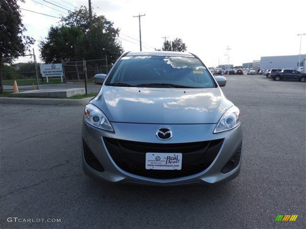 2012 MAZDA5 Sport - Liquid Silver Metallic / Black photo #2