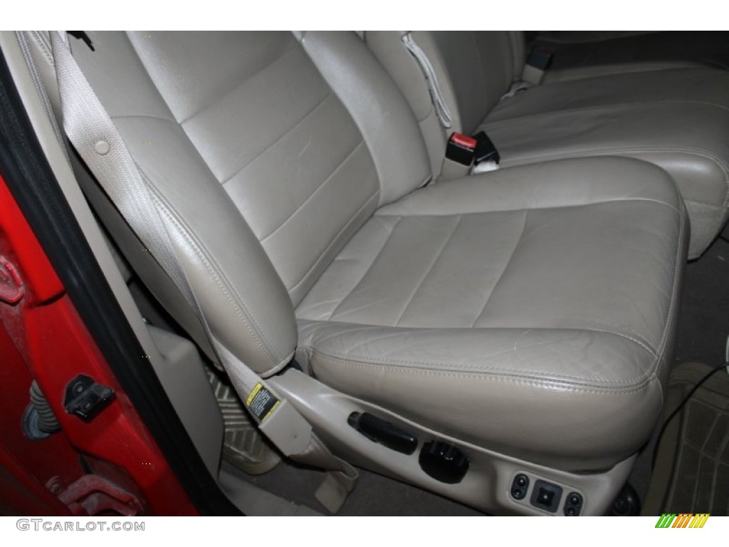 2003 F250 Super Duty Lariat Crew Cab 4x4 - Red Clearcoat / Medium Parchment Beige photo #26