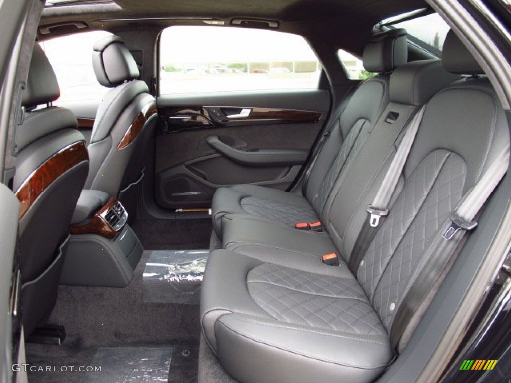 2014 Audi A8 L 3.0T quattro Rear Seat Photo #86438433