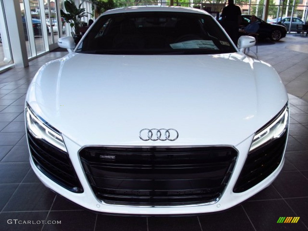 Ibis White 2014 Audi R8 Coupe V8 Exterior Photo #86438890