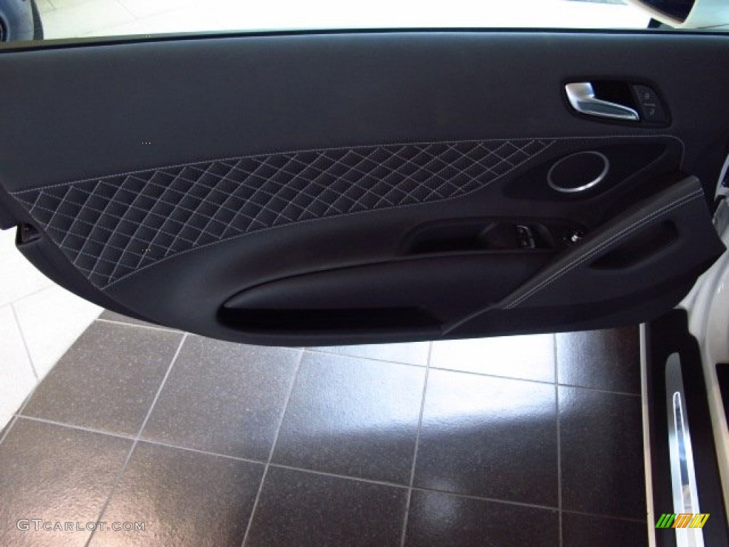 2014 Audi R8 Coupe V8 Black Door Panel Photo #86438928