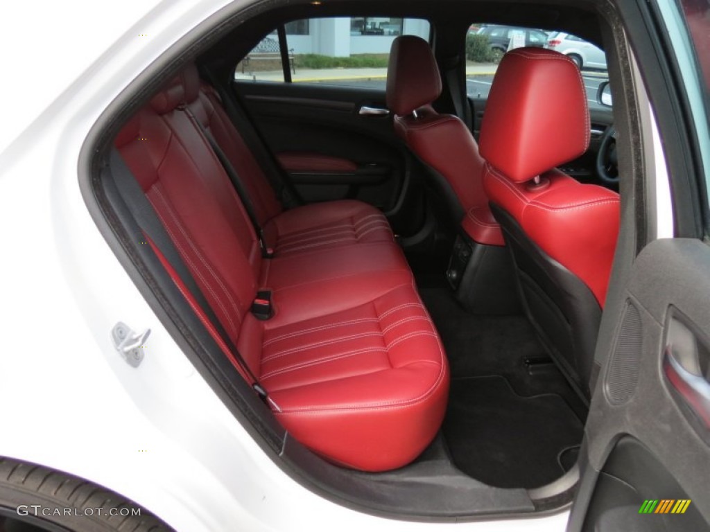 2013 300 S V6 - Bright White / Black/Red photo #16