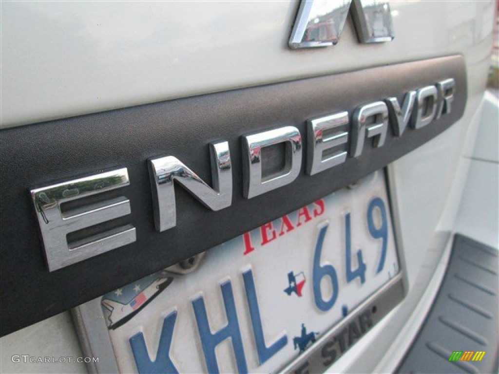 2008 Endeavor LS - Dover White Pearl / Medium Brown photo #6