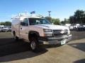 2007 Summit White Chevrolet Silverado 2500HD Classic Work Truck Regular Cab 4x4 Utility  photo #2