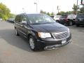 Brilliant Black Crystal Pearl 2011 Chrysler Town & Country Touring - L