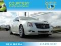 White Diamond Tricoat 2010 Cadillac CTS 3.6 Premium Sedan
