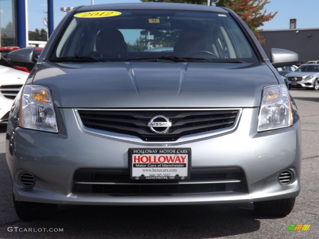 2012 Sentra 2.0 S - Magnetic Gray Metallic / Charcoal photo #2