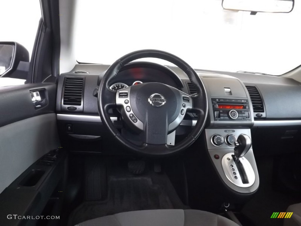 2012 Sentra 2.0 S - Magnetic Gray Metallic / Charcoal photo #7