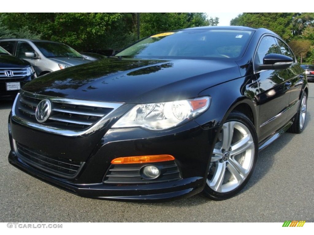 2012 CC R-Line - Deep Black Metallic / Black photo #1