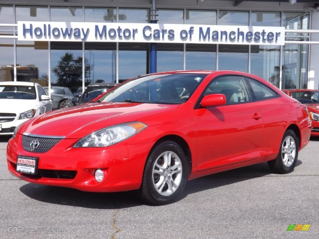 2006 Solara SE Coupe - Absolutely Red / Dark Stone photo #1