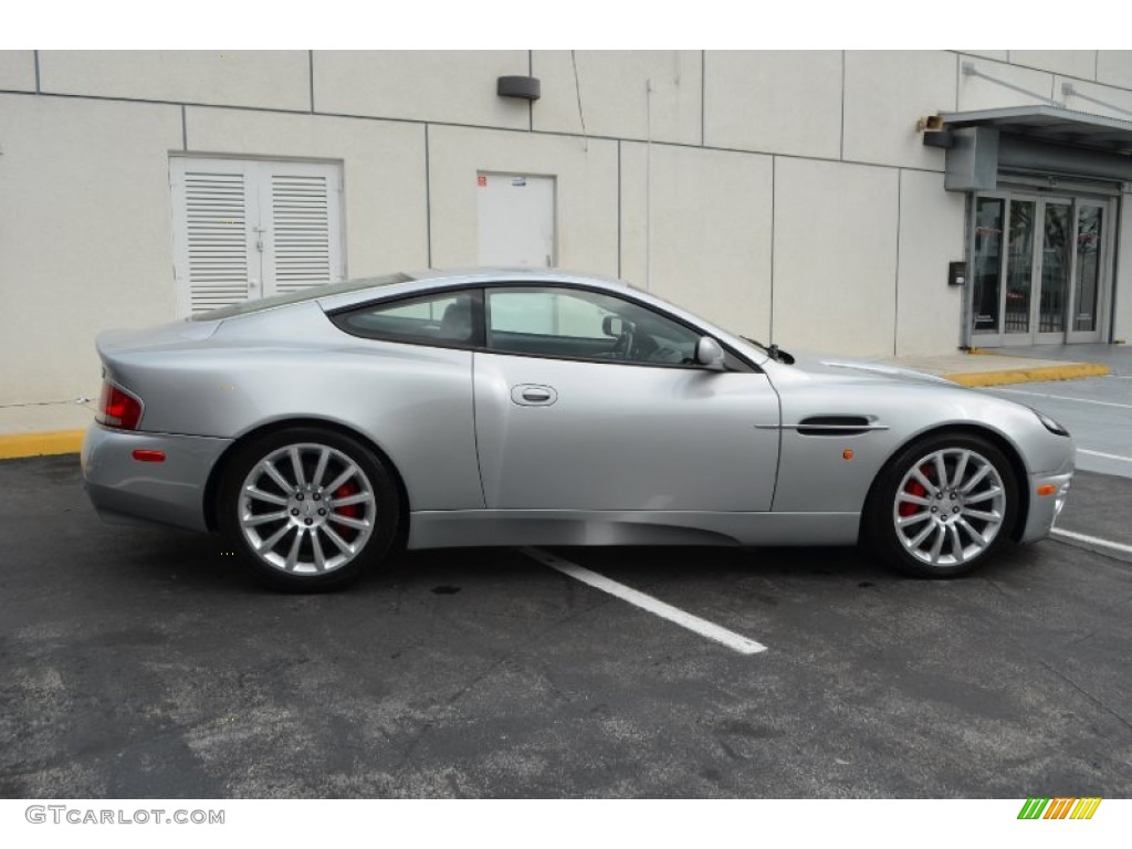 Mercury Silver 2003 Aston Martin Vanquish Standard Vanquish Model Exterior Photo #86443194