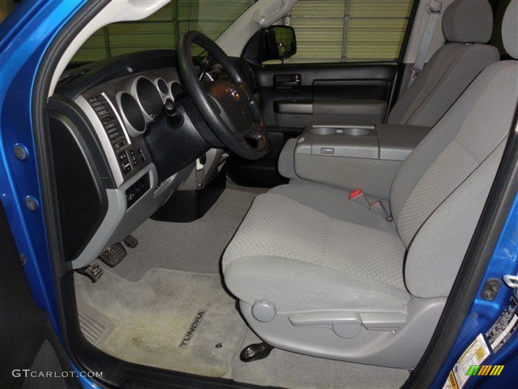 2010 Tundra Double Cab - Blue Streak Metallic / Graphite Gray photo #10