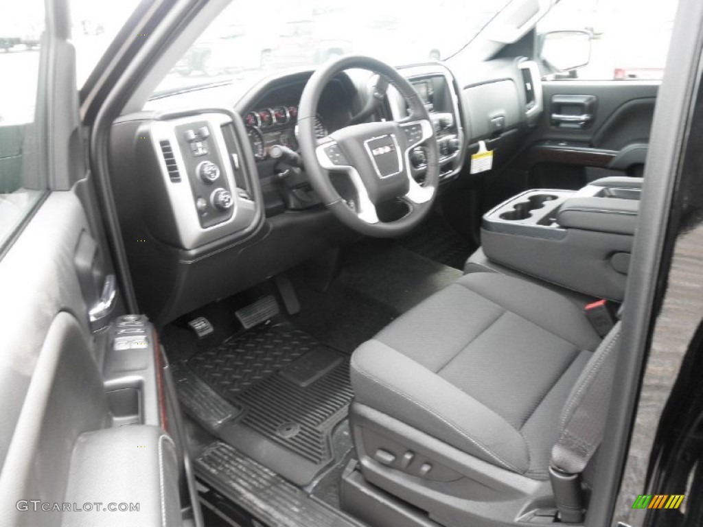 Jet Black/Dark Ash Interior 2014 GMC Sierra 1500 Regular Cab 4x4 Photo #86444202