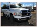 2005 Bright White Dodge Ram 3500 SLT Quad Cab 4x4  photo #11