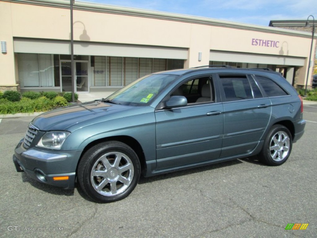 2005 Pacifica Limited AWD - Magnesium Green Pearl / Light Taupe photo #1