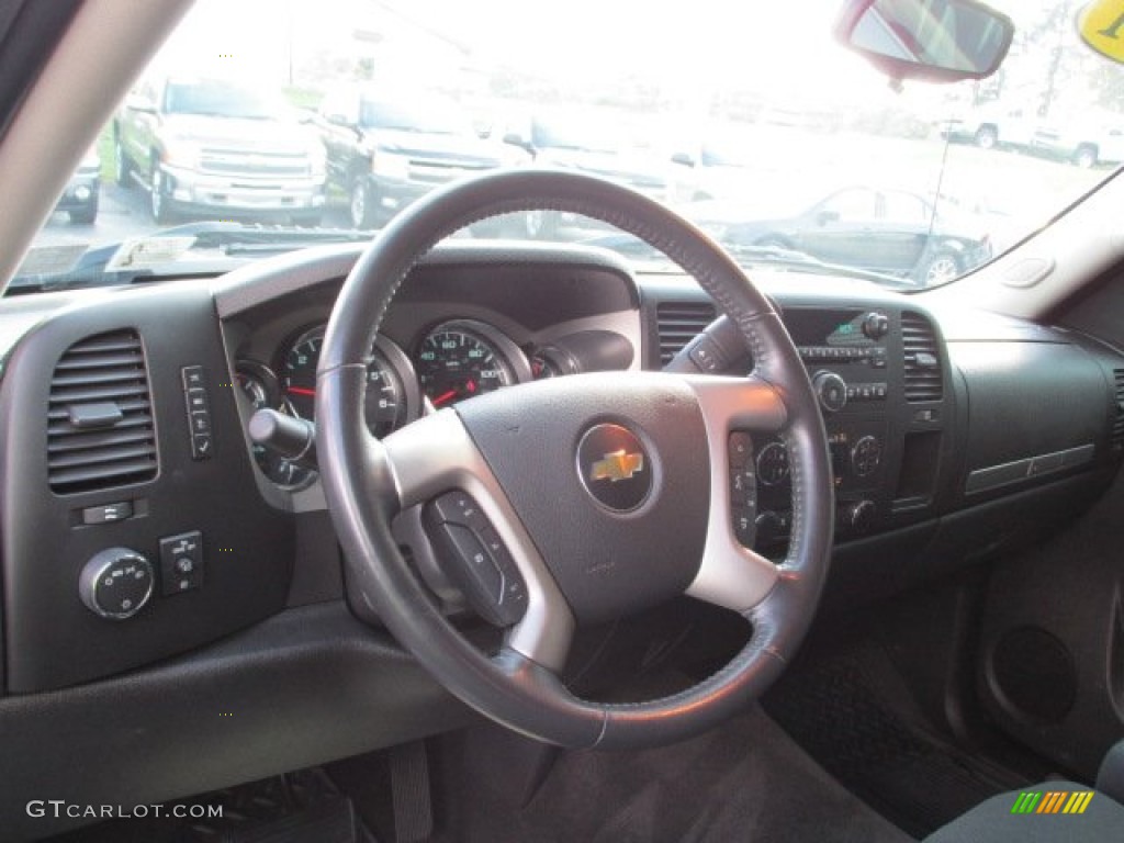 2011 Silverado 1500 LT Crew Cab 4x4 - Black / Ebony photo #14