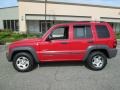 Flame Red 2004 Jeep Liberty Sport 4x4