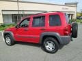 2004 Flame Red Jeep Liberty Sport 4x4  photo #4
