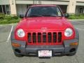 2004 Flame Red Jeep Liberty Sport 4x4  photo #12