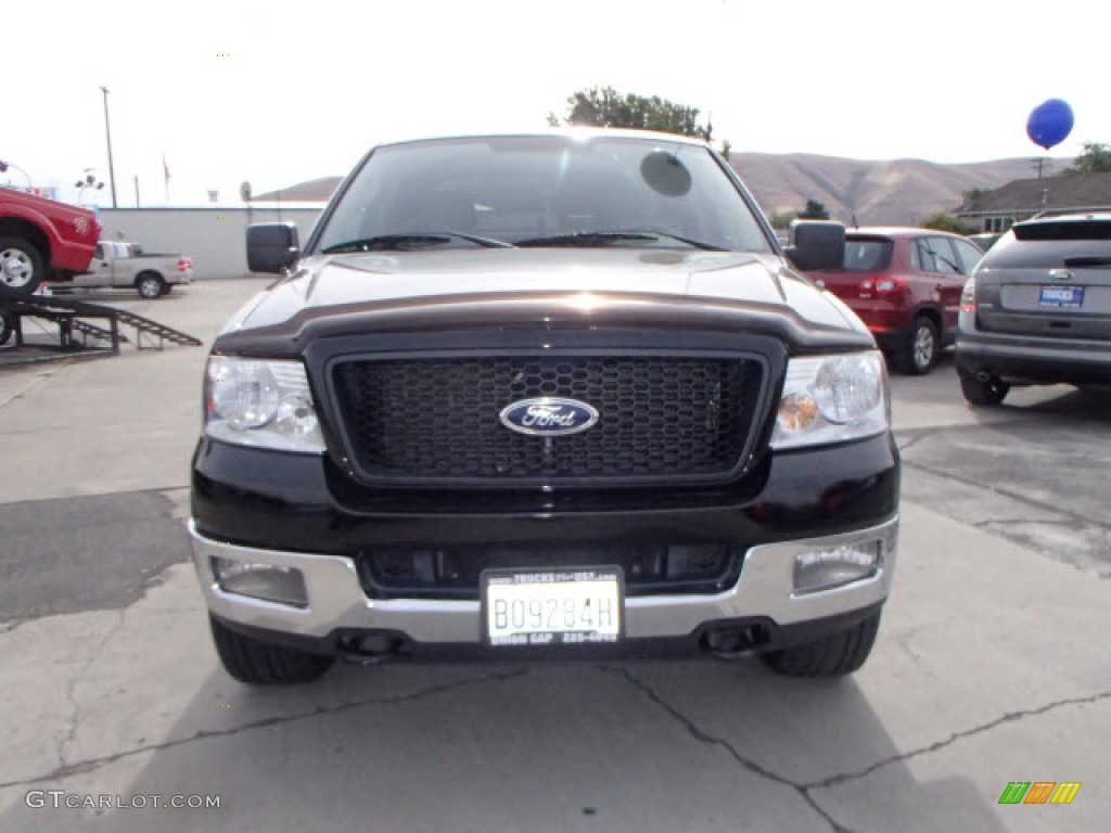 2004 F150 XLT SuperCab 4x4 - Black / Tan photo #6