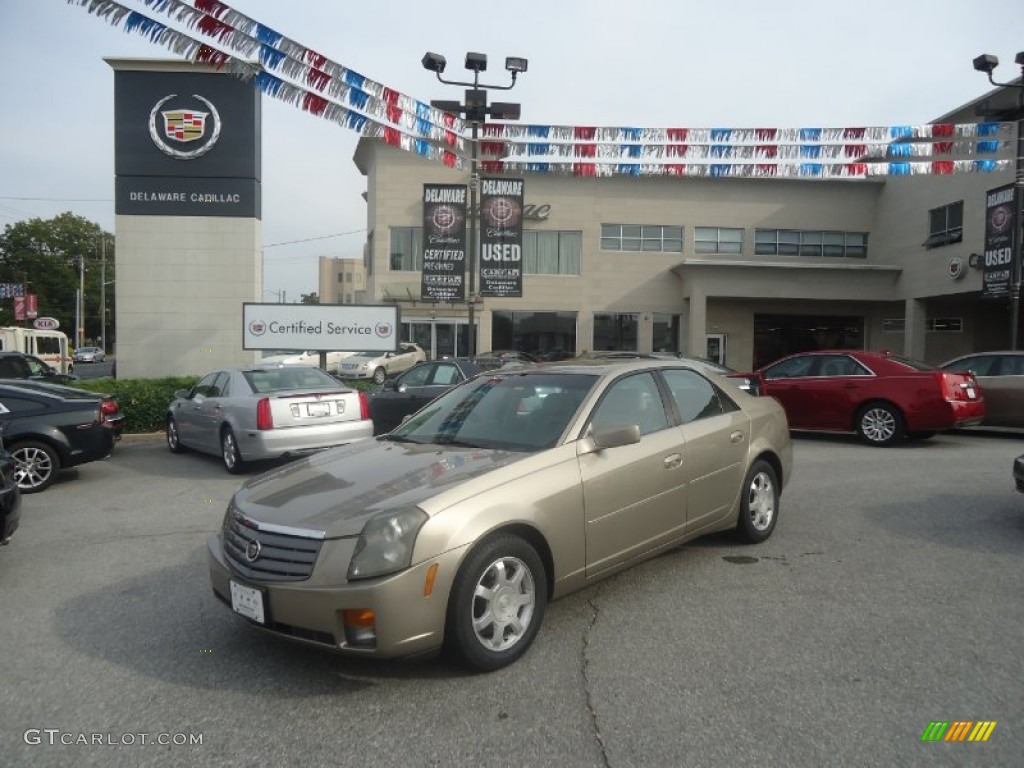 2003 CTS Sedan - Cashmere / Light Neutral photo #38