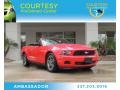 Race Red 2012 Ford Mustang V6 Premium Convertible