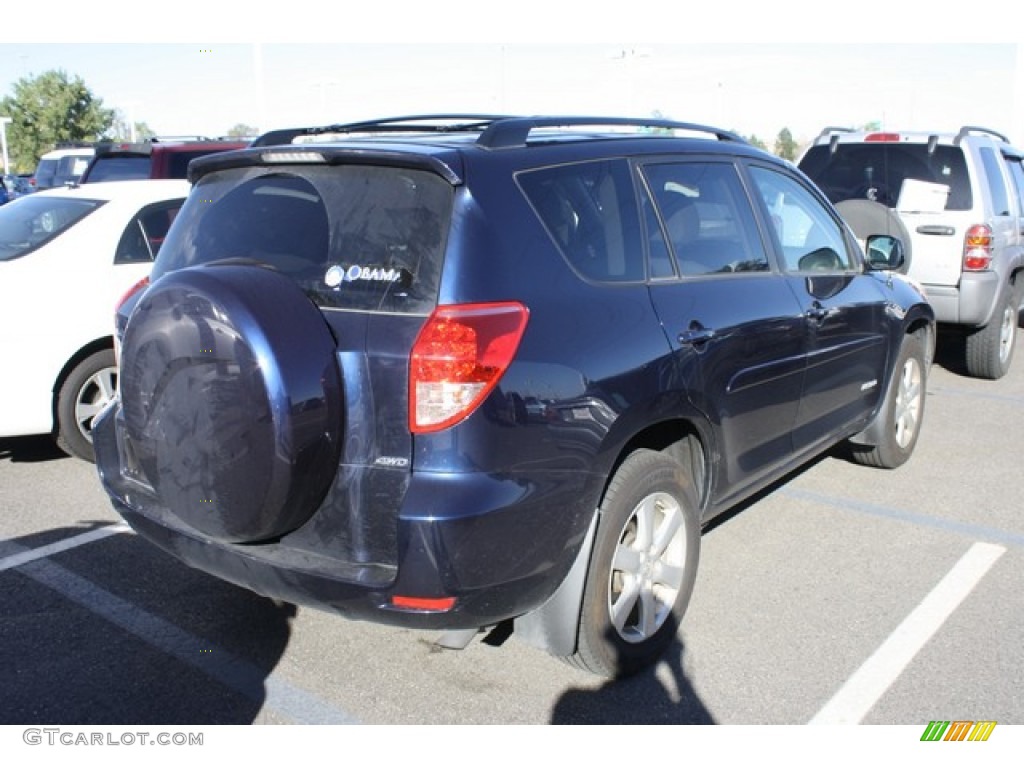 2007 RAV4 Limited 4WD - Nautical Blue Metallic / Ash Gray photo #2