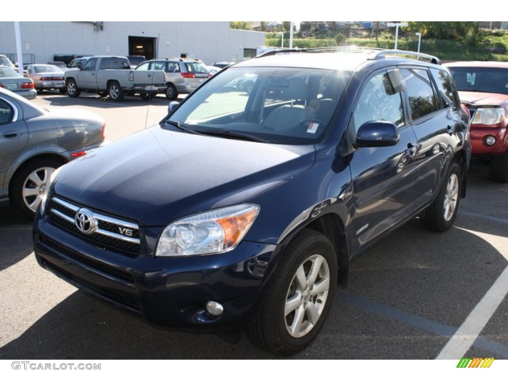 2007 RAV4 Limited 4WD - Nautical Blue Metallic / Ash Gray photo #4