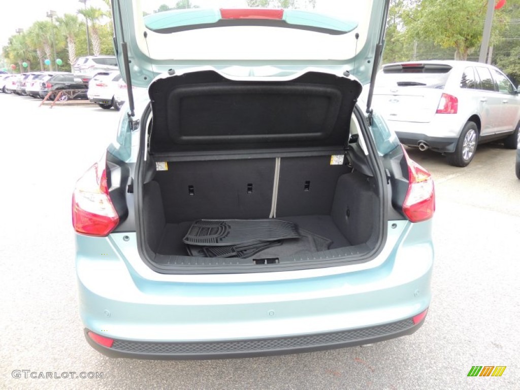 2012 Focus SEL 5-Door - Frosted Glass Metallic / Arctic White Leather photo #14