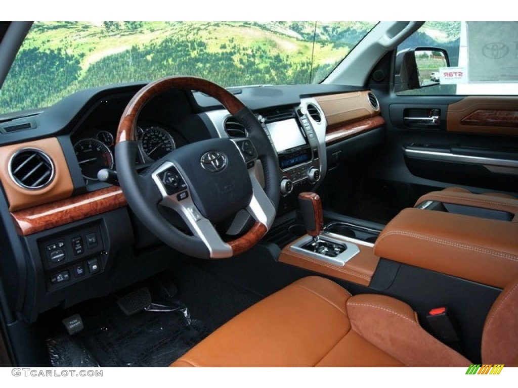 1794 Edition Premium Brown Interior 2014 Toyota Tundra 1794 Edition Crewmax 4x4 Photo #86448402