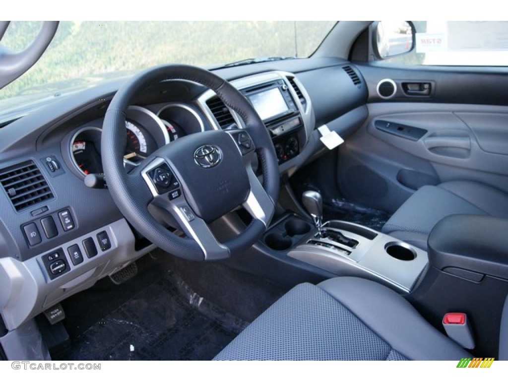 Graphite Interior 2014 Toyota Tacoma V6 TRD Sport Double Cab 4x4 Photo #86448798