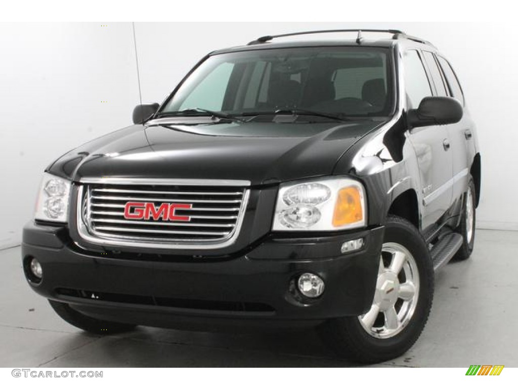 2006 Envoy SLE 4x4 - Black Onyx / Ebony Black photo #2