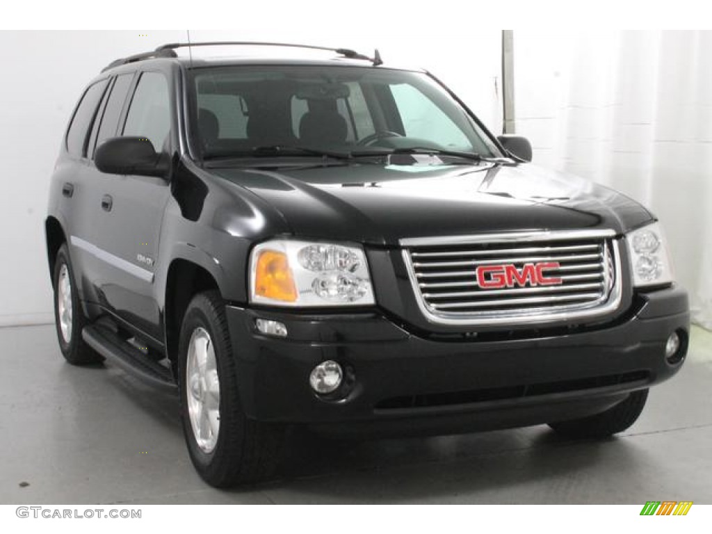 2006 Envoy SLE 4x4 - Black Onyx / Ebony Black photo #4