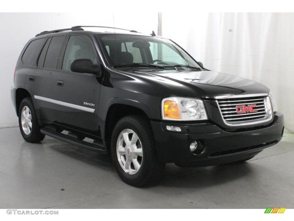 2006 Envoy SLE 4x4 - Black Onyx / Ebony Black photo #5