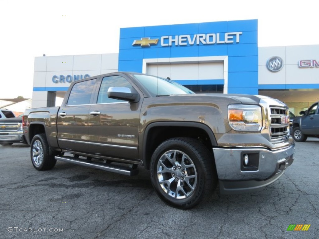 2014 Bronze Alloy Metallic GMC Sierra 1500 SLT Crew Cab 86401722 Car Color