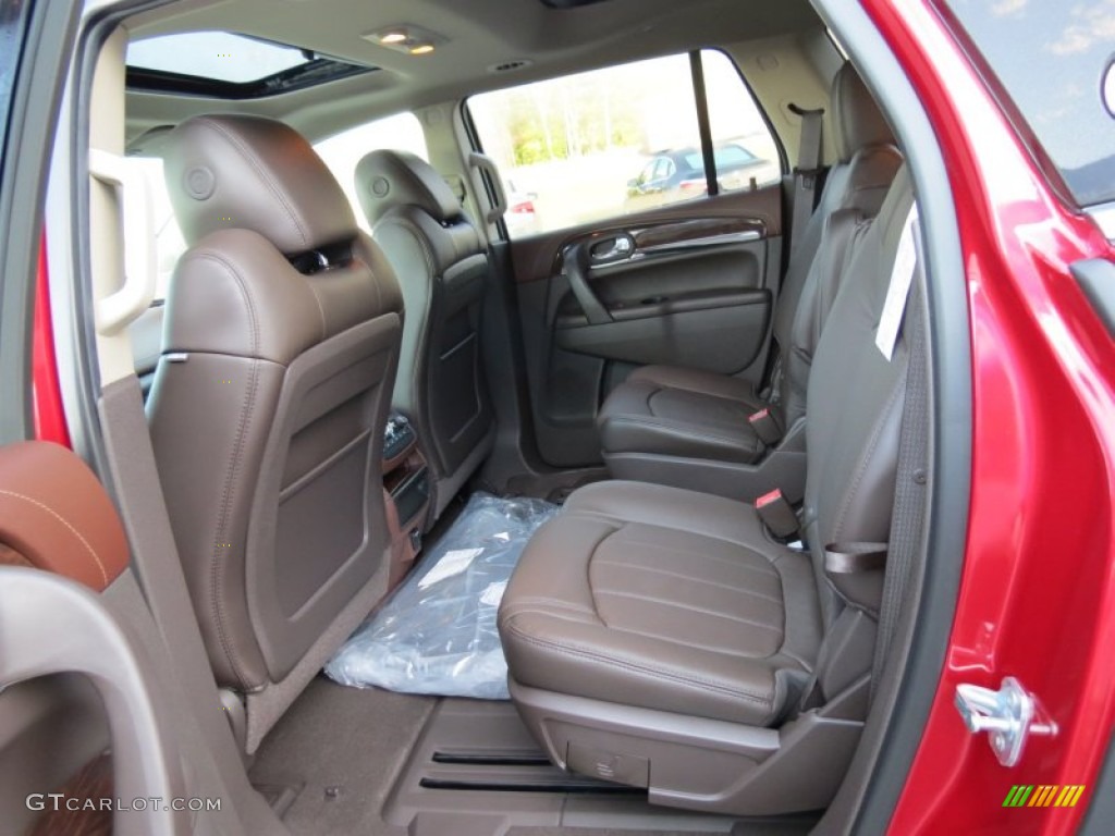 2014 Enclave Leather - Crystal Red Tintcoat / Cocoa photo #12