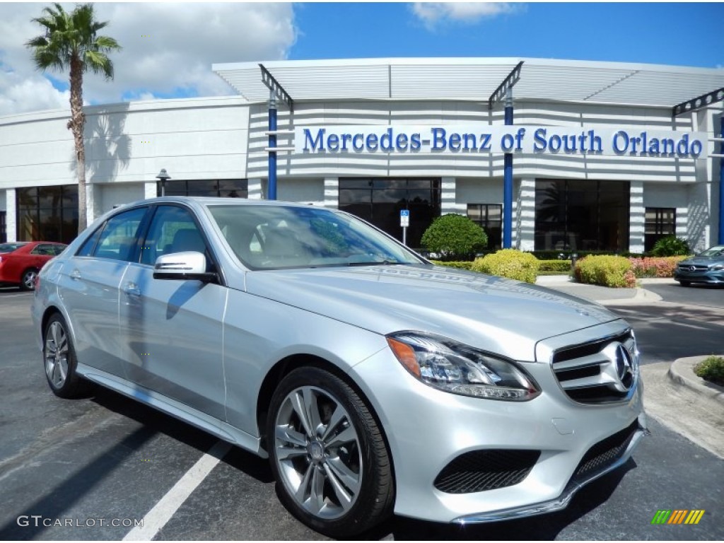 2014 E 350 Sport Sedan - Iridium Silver Metallic / Gray/Dark Gray photo #1