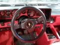 1988 Lamborghini Countach Red Interior Steering Wheel Photo