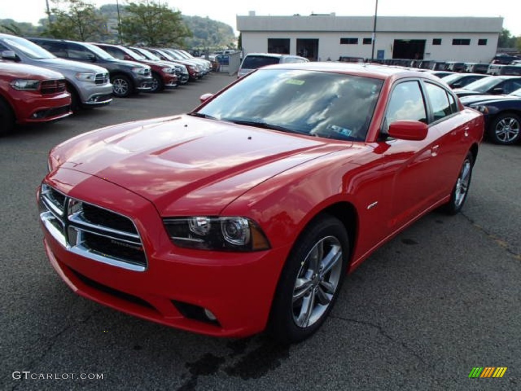 2014 Charger R/T AWD - TorRed / Black photo #2